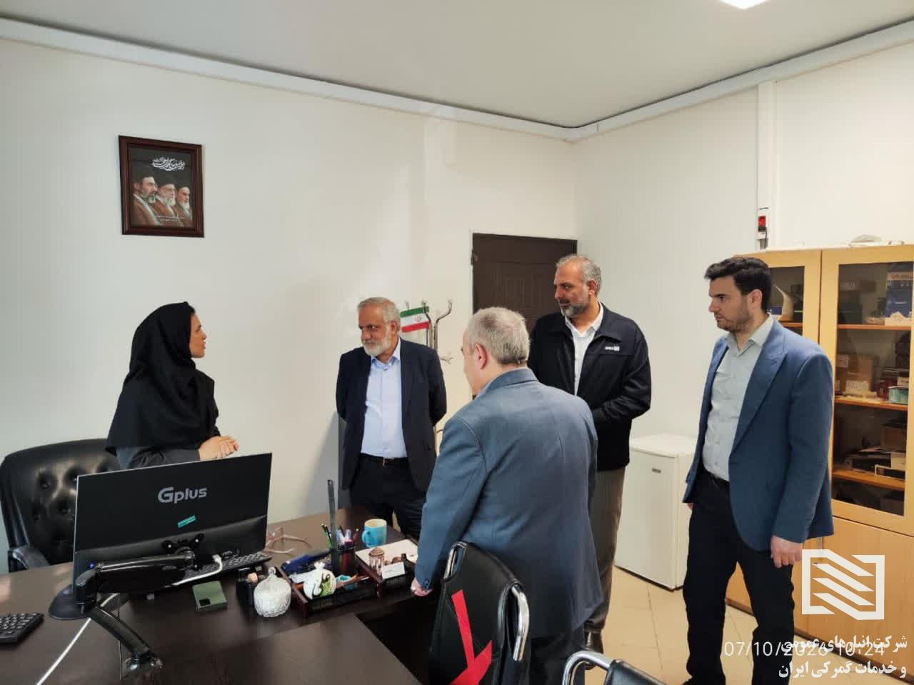 بازدید رئیس هیئت مدیره شرکت انبارهای عمومی و خدمات گمرکی ایران به همراه سرپرست معاونت توسعه مدیریت و سرمایه های انسانی ستاد